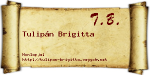 Tulipán Brigitta névjegykártya
