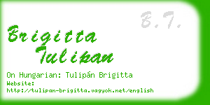 brigitta tulipan business card